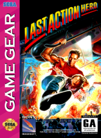 Last Action Hero Sega Game Gear US box art